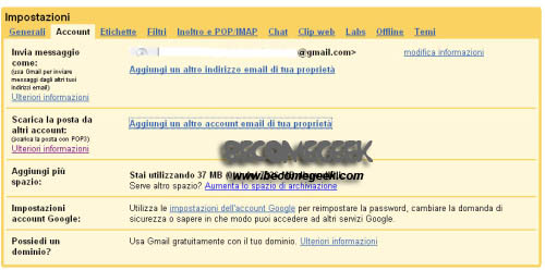 Importare email e contatti su GMail