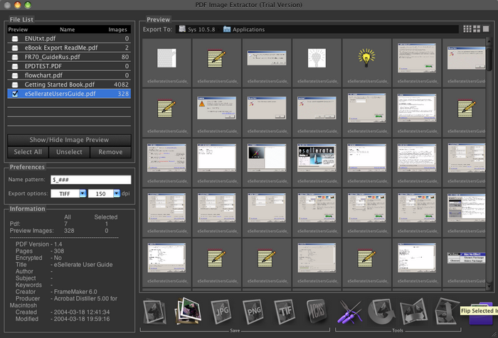 PDF Image Extractor screen shot.