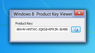 Recuperare Product Key di Windows 8