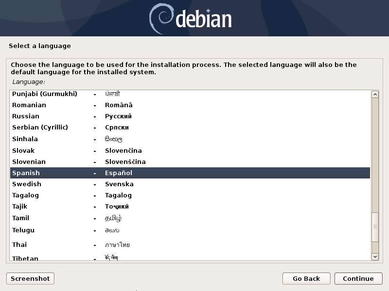 Installa Debian - 2
